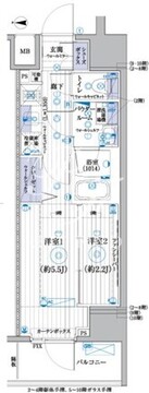 ブライズ東陽町 301 間取り図