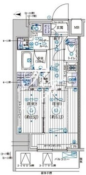 ブライズ東陽町 305 間取り図
