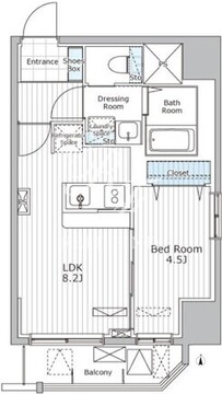 ＡＬＩＶＩＯ　Ｎ＆Ｓ　Ｓｈｉｂｕｙａ 702 間取り図
