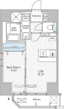 ＡＬＩＶＩＯ　Ｎ＆Ｓ　Ｓｈｉｂｕｙａ 701 間取り図