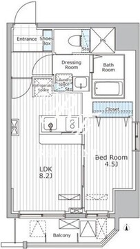 ＡＬＩＶＩＯ　Ｎ＆Ｓ　Ｓｈｉｂｕｙａ 302 間取り図