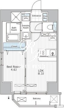 ＡＬＩＶＩＯ　Ｎ＆Ｓ　Ｓｈｉｂｕｙａ 401 間取り図