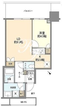 ザ・タワー十条 1118 間取り図
