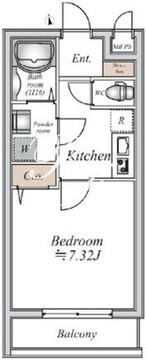 ドゥーエ四谷三丁目 302 間取り図