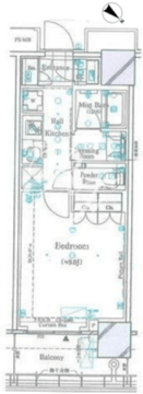 ザ・タワー十条 621 間取り図