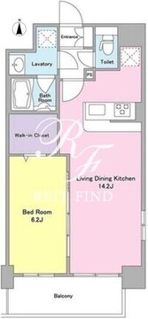 ラポール両国 501 間取り図