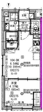 エルファーロ三軒茶屋5 104 間取り図