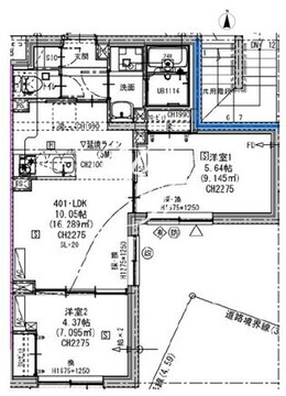 エルファーロ三軒茶屋5 301 間取り図