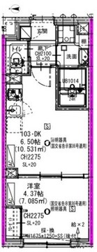 エルファーロ三軒茶屋5 103 間取り図