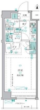 ガリシア中野富士見町 404 間取り図