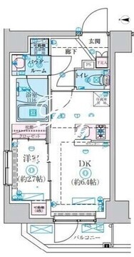 リヴシティ本所吾妻橋 501 間取り図