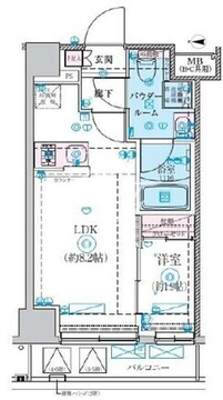 リヴシティ本所吾妻橋 202 間取り図