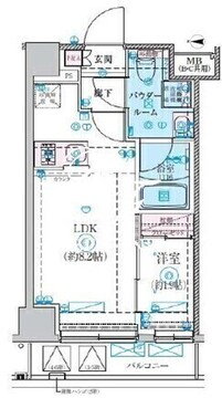 リヴシティ本所吾妻橋 602 間取り図