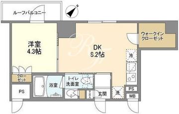 バウスフラッツ品川大井町 409 間取り図