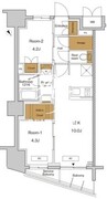 RJRプレシア東十条ガーデン 814 間取り図