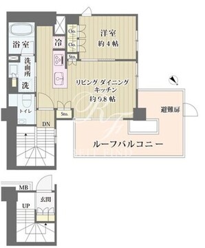 ＩＢＩＳ市ヶ谷 601 間取り図