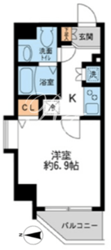 HF錦糸町レジデンス 906 間取り図