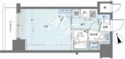 レジディア銀座東 703 間取り図