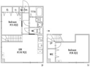パセオ下北沢代沢2 201 間取り図