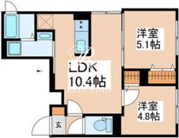 パセオ中野新橋 301 間取り図