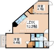 パセオ中野新橋 105 間取り図