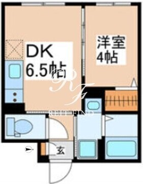 パセオ中野新橋 202 間取り図