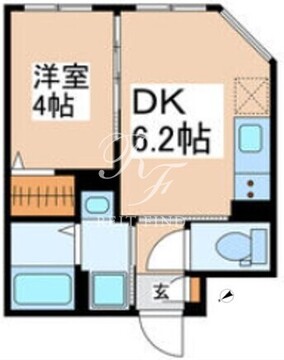 パセオ中野新橋 103 間取り図