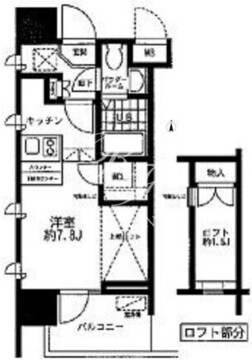 レジディア大森東 210 間取り図
