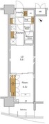 RJRプレシア東十条ガーデン 402 間取り図