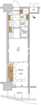ＲＪＲプレシア東十条ガーデン 602 間取り図