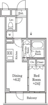 レジディア板橋 602 間取り図