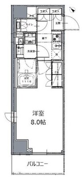 レジディア白金高輪2 301 間取り図