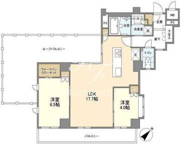 バウスフラッツ品川大井町 701 間取り図