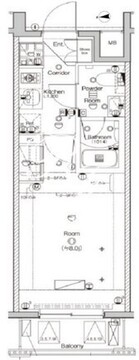 シーフォルム外苑前 1002 間取り図