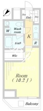 オルタナ恵比寿 1101 間取り図
