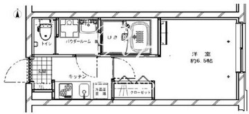 ジェノヴィア新高円寺 203 間取り図