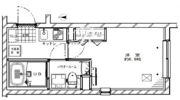 ジェノヴィア新高円寺 205 間取り図