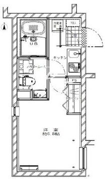 ジェノヴィア新高円寺 206 間取り図