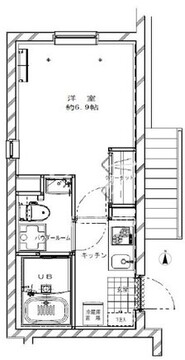ジェノヴィア新高円寺 107 間取り図