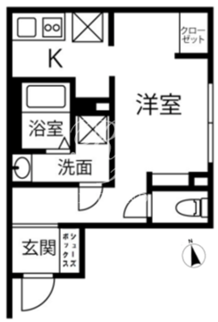 クリオ ラモード木場公園 401 間取り図