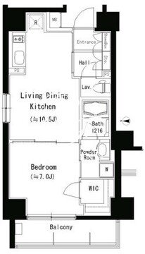 パークアクシス板橋本町 801 間取り図