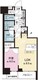 ザ・ライオンズミレス蔵前 1202 間取り図