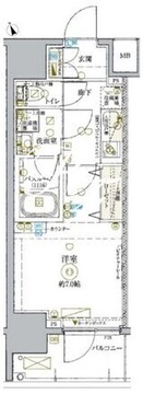 KDXレジデンス池袋ウエスト 805 間取り図