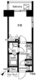 レジディア日本橋人形町2 1205 間取り図