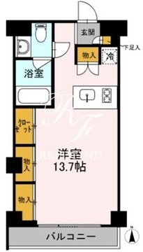 カスタリア目黒鷹番 403 間取り図