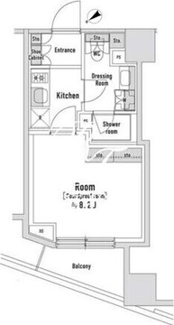 TRACK八丁堀 802 間取り図