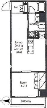 カスタリア戸越駅前 505 間取り図