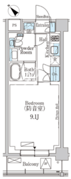 パークアクシス板橋ミューズ 106 間取り図
