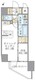 アジールコート町屋 1302 間取り図