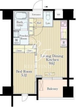 松葉 605 間取り図